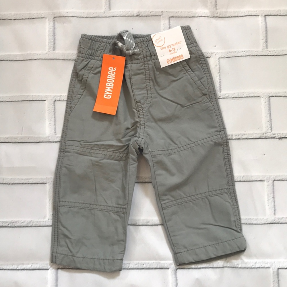 Gymboree Jersey Lined Cargo Pants Baby Boy 6-12M